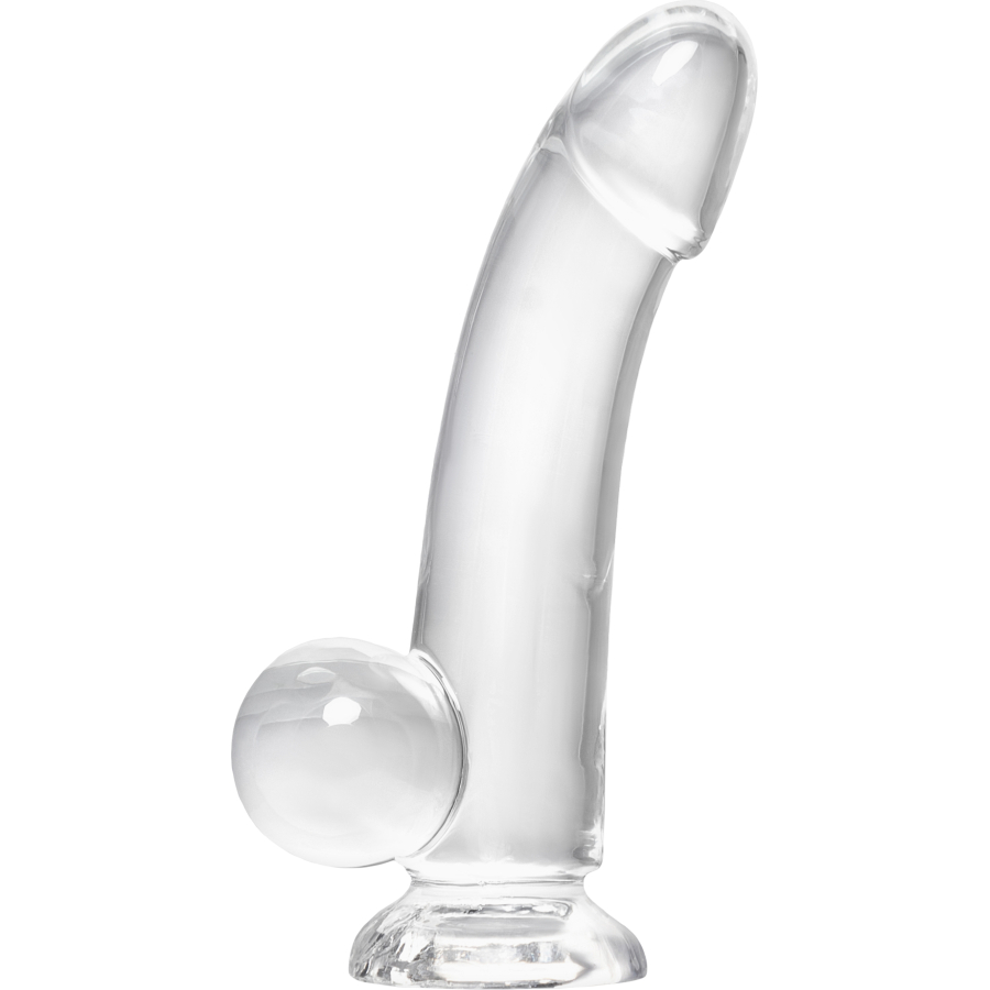 Gerçekçi Cryst yapay penis, 15 cm