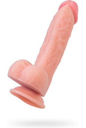 Gerçekçi Yapay Penis, PVC, 21 cm
