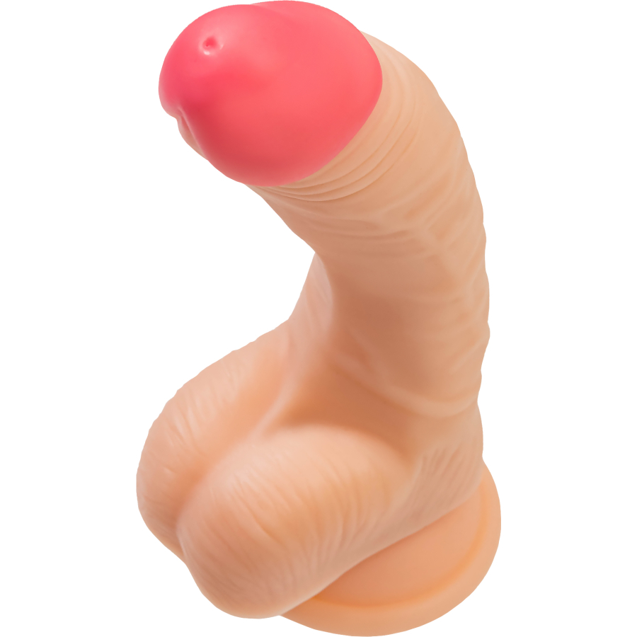 Gerçekçi Yapay Penis, PVC, 18 cm