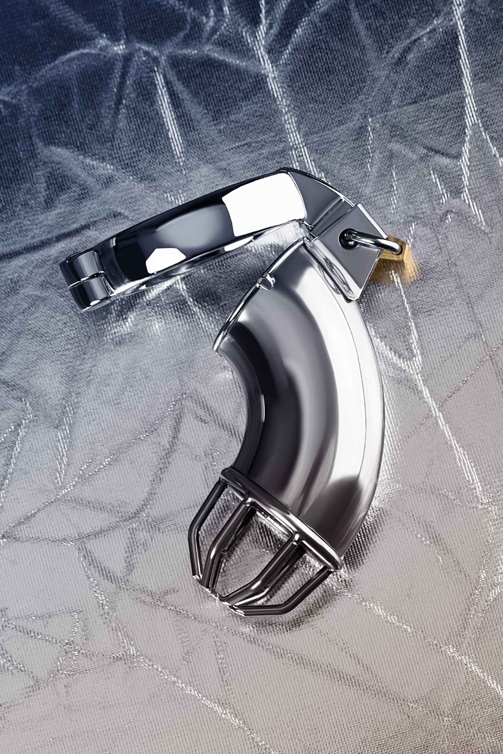 Chastity Device Metal Penis Kafesi 8 Chastity Device Metal Penis Kafesi görsel 8