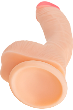 Gerçekçi Yapay Penis, PVC, 18 cm