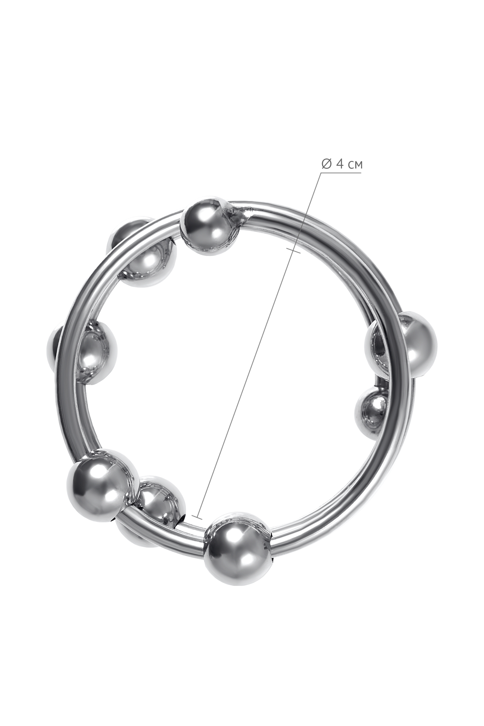 Penis Ring, Metal, Ø 4cm