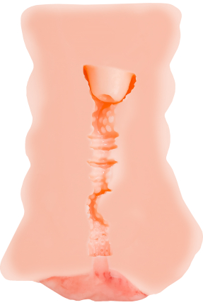 Juicy Pussy by TOYFA Kendinden yağlamalı masturbatör Wet Kat, TPE, çıplak, 15 cm