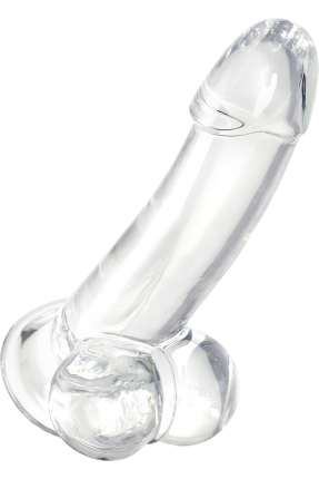 Gerçekçi Cryst yapay penis, 15 cm