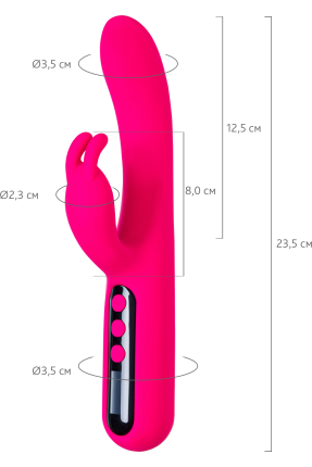eroTeq Clitoral Vibrator Rablock 23.5 cm