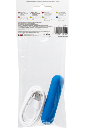 Titreşimli Mini Vibratör NEP, silikon, mavi, 8 cm