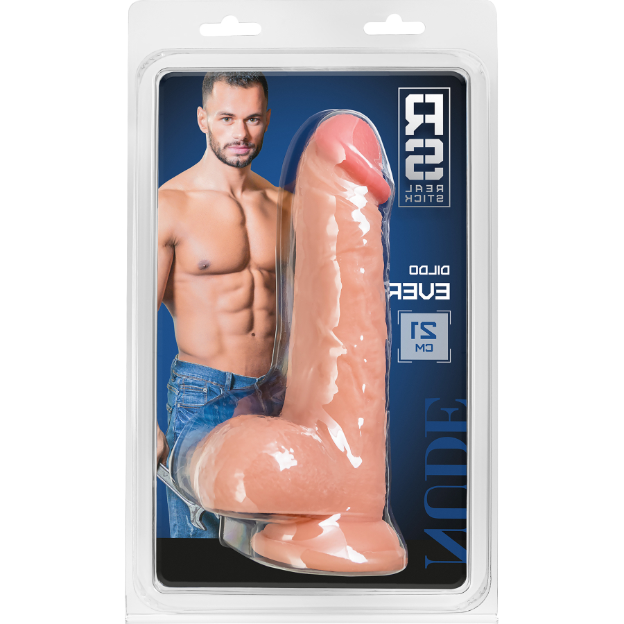 Gerçekçi Yapay Penis, PVC, 21 cm