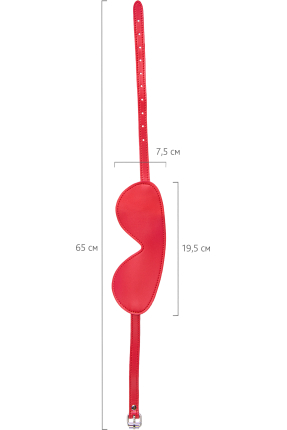 BDSM Maske, PU deri, 65 cm