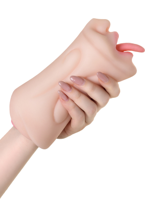 Juicy Pussy by TOYFA Masturbator Realistik, Fruity Tongue, Ağız ve Vajina, TPE, Ten,19 cm