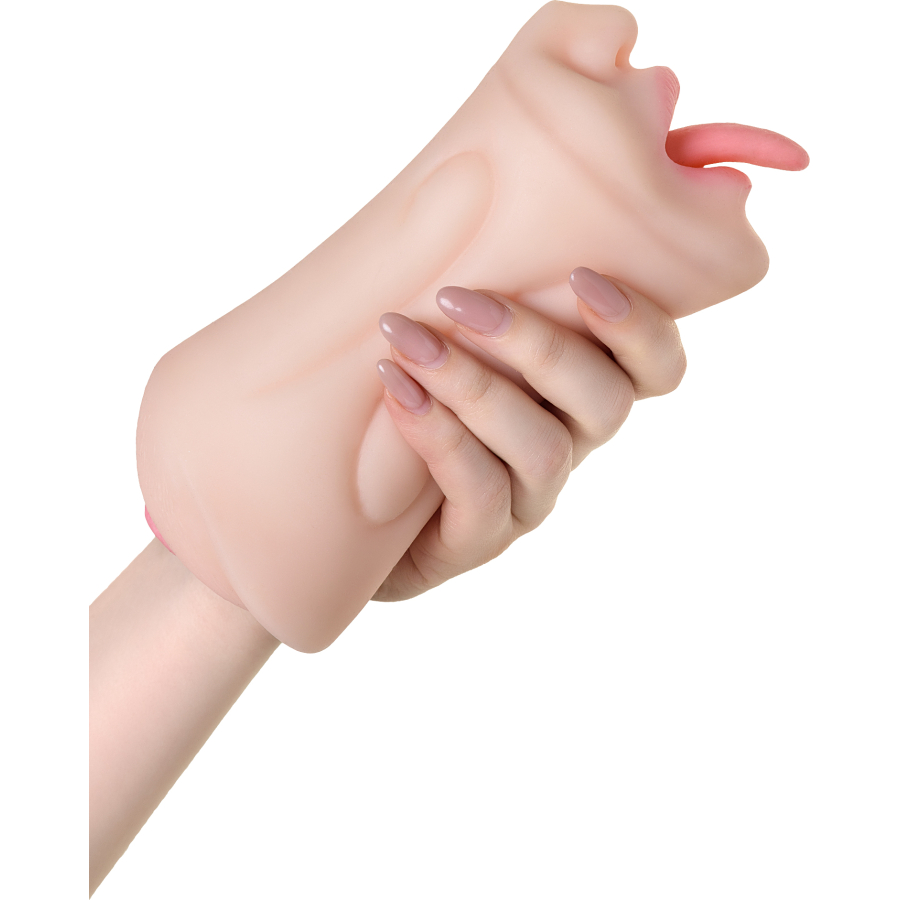 Juicy Pussy by TOYFA Masturbator Realistik, Fruity Tongue, Ağız ve Vajina, TPE, Ten,19 cm