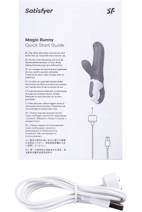 Satisfyer Magic Bunny Gerçekçi olmayan Vibratörü, Silikon, Mor, 17,7 cm