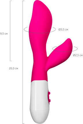 Lilu Klitoral Uyarıcı Vibratör, 20 cm