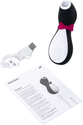 Satisfyer Penguin Vacuum Wave Clitoris Vibrator, 11.5 cm