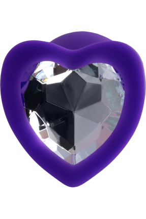 Diamond Heart Anal Plug 7 cm