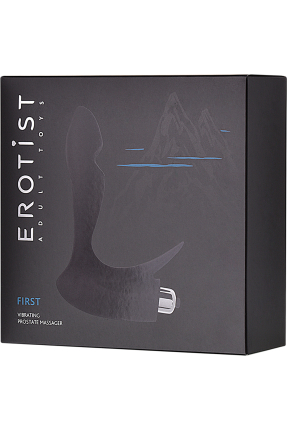 Erotist First Anal Plug, silikon, siyah, 14,4 cm