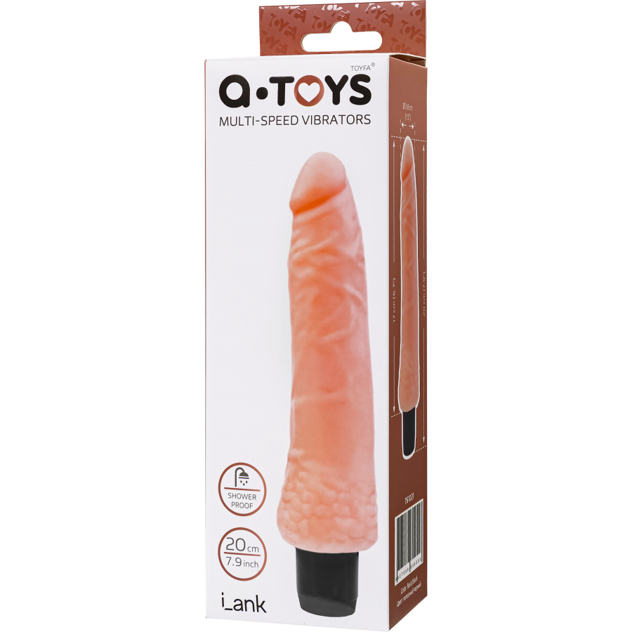 Lank Realistik Dildo, 20 cm