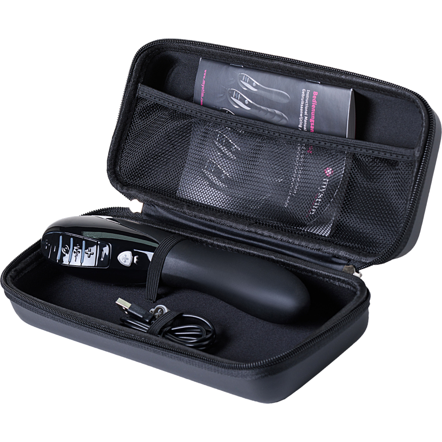 Mystim Electric Eric Elektro Stimülasyonlu Vibratör, siyah, 27 cm, Silikon