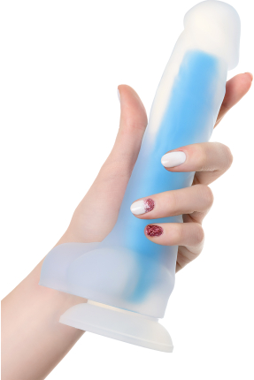 Bruce Glow Gece Parlayan Dildo, 22 cm