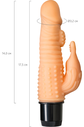 Fand Realistik Vibratör, 17,5 cm