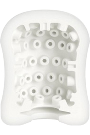 Mystim Masturbator Dotty Dora Masturbator, TPE, white, 4.5 cm