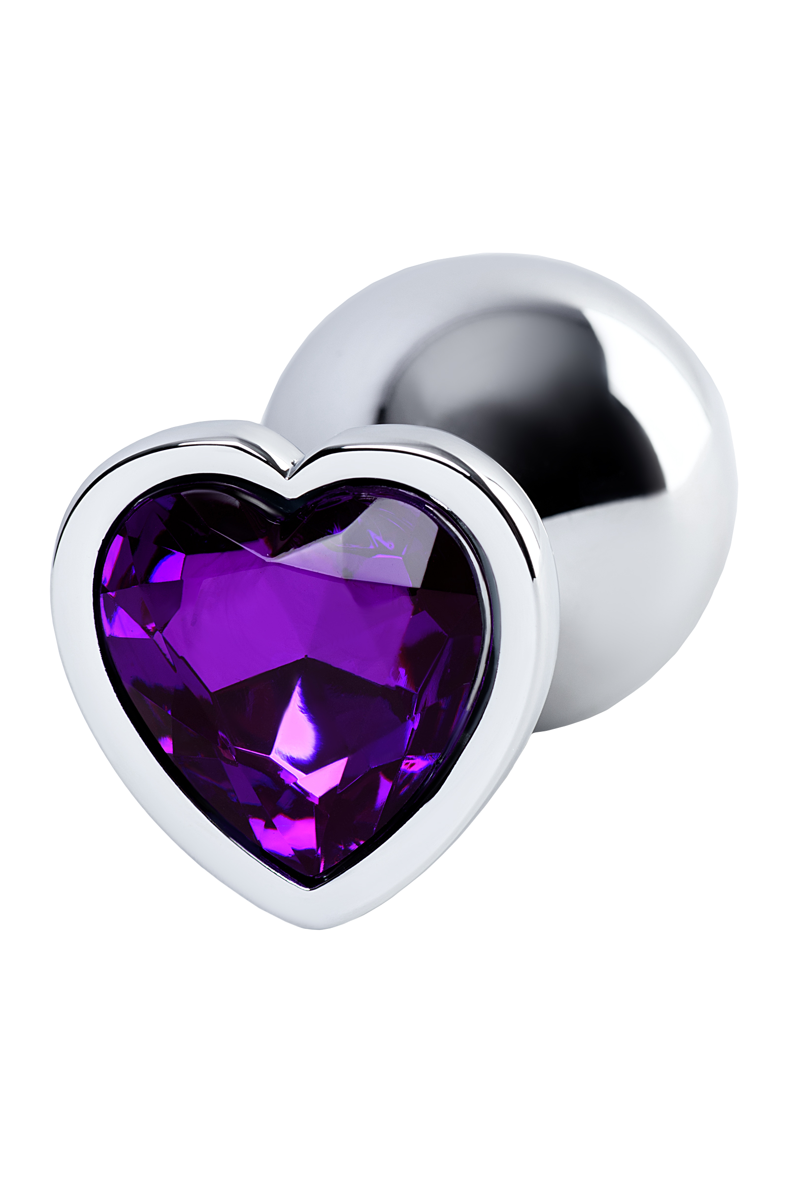 Metal Anal Plug 8 cm 8 silver