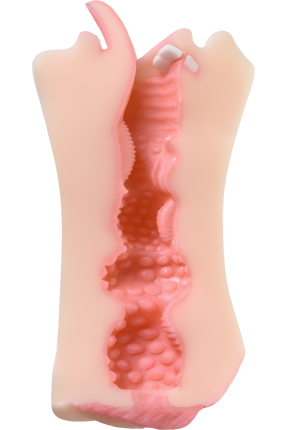 Juicy Pussy by TOYFA Masturbator Realistik, Fruity Tongue, Ağız ve Vajina, TPE, Ten,19 cm