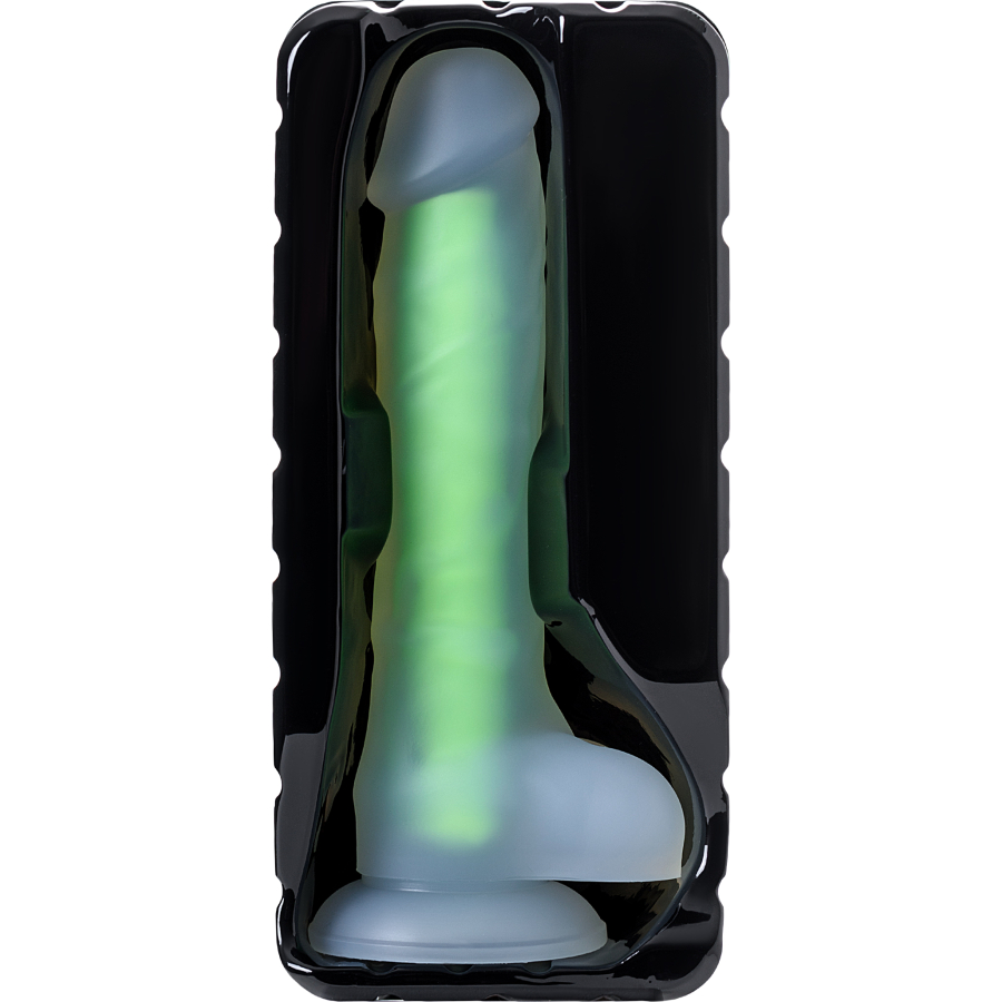 Clark Glow Gece Parlayan Dildo, 22 cm