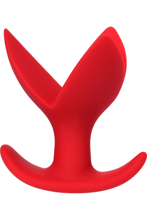 ToDo by Toyfa Flower Genişleyen anal Plug, silikon, kırmızı, 9 cm, Ø 6 cm