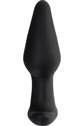 Hurricane Anal Plug, Silicone, black, 14 cm
