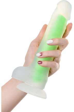 Clark Glow Gece Parlayan Dildo, 22 cm