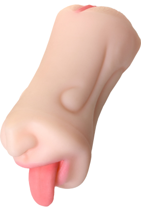 Juicy Pussy by TOYFA Masturbator Realistik, Fruity Tongue, Ağız ve Vajina, TPE, Ten,19 cm
