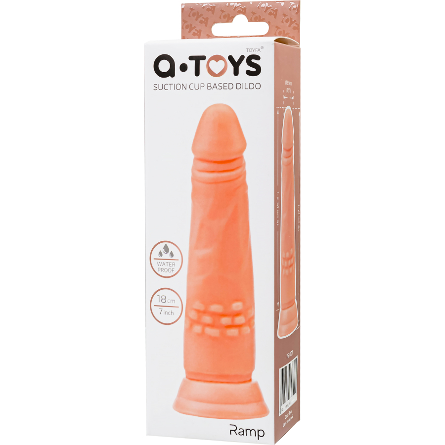 Vantuzlu Realistik Dildo, 18 cm