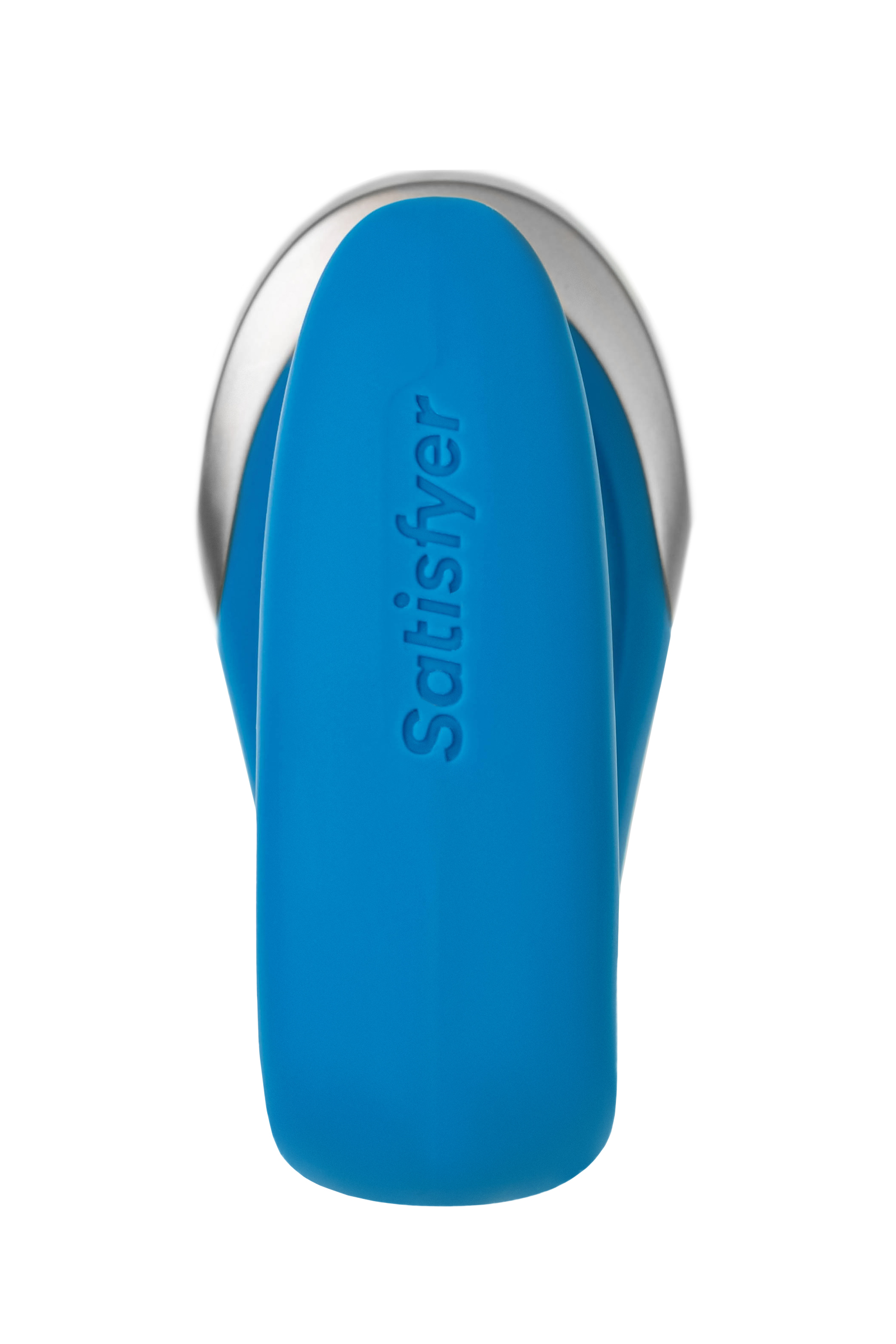 Satisfyer Double Love Connect App Blue Çiftler İçin Mini Vibratör, silikon, mavi, 18 cm
