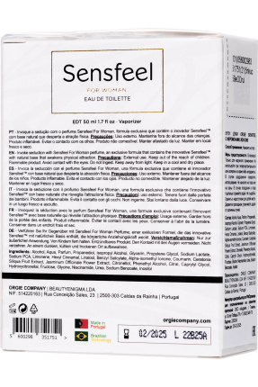 ORGIE SENSFEEL For Woman Feromonlu Parfüm, kadınlar için, 50 ml