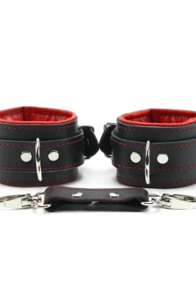Professional 7-Piece Handcuff Bondage Set / Red (Image 8)