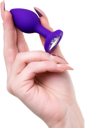 Diamond Heart Anal Plug 7 cm