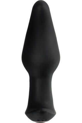 Hurricane Anal Plug, Silicone, black, 14 cm
