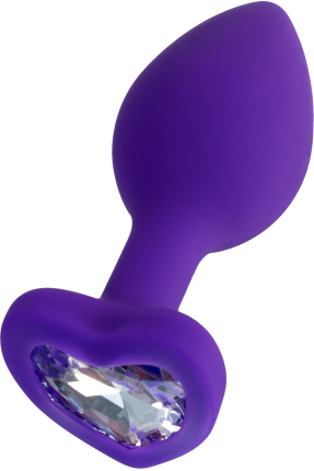 Diamond Heart Anal Plug 7 cm