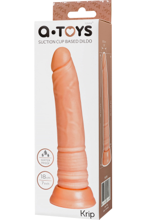 Krip Realistik Dildo, 18 cm