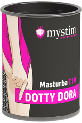 Mystim Masturbator Dotty Dora Masturbator, TPE, white, 4.5 cm