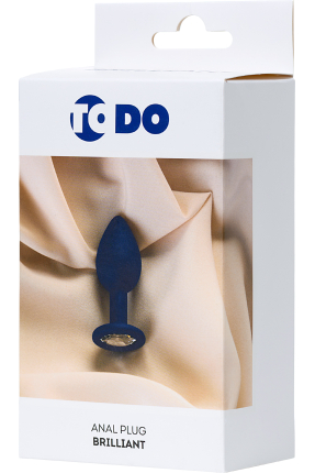 Brilliant anal plug, 7 cm