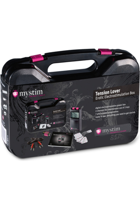 Mystim Tension Lover Digital Impulse Electrodes, 7 Programs, Black
