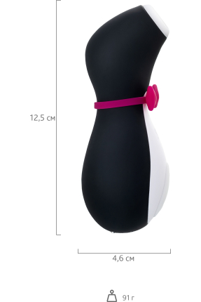 Satisfyer Penguin Vacuum Wave Clitoris Vibrator, 11.5 cm