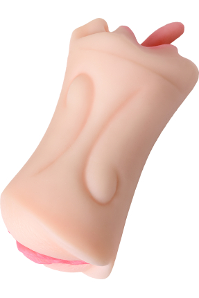 Juicy Pussy by TOYFA Masturbator Realistik, Fruity Tongue, Ağız ve Vajina, TPE, Ten,19 cm