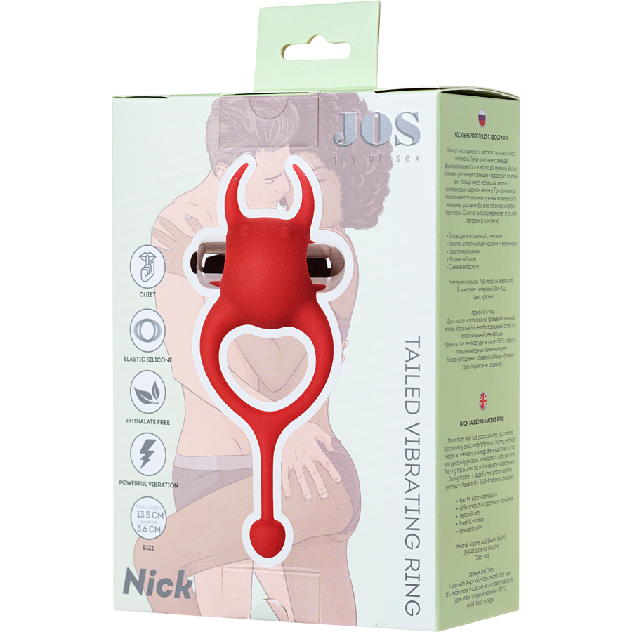 NİCK Devil Penis Halkası, 13,5 cm