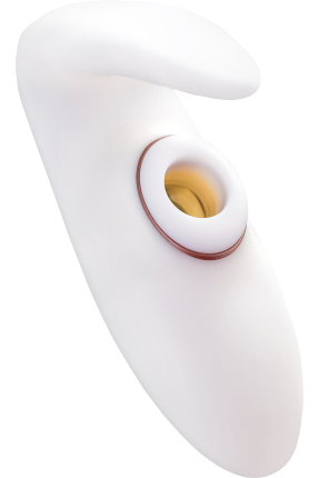 Satisfyer Pro 4 Couples Çiftler İçin Vakum Dalgalı Vibratör, silikon, beyaz, 19,5 cm