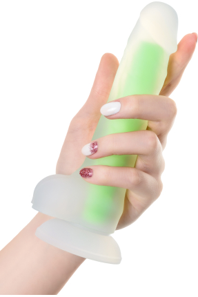 Glow Gece Parlayan Dildo,18 cm