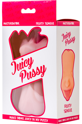 Juicy Pussy by TOYFA Masturbator Realistik, Fruity Tongue, Ağız ve Vajina, TPE, Ten,19 cm