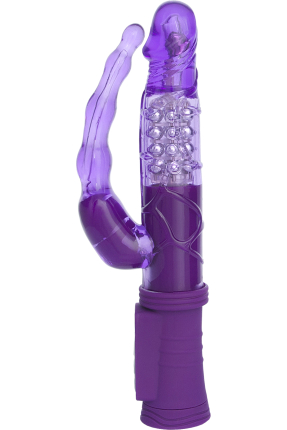 Anal-Vajinal Vantuzlu Vibratör, 22 cm