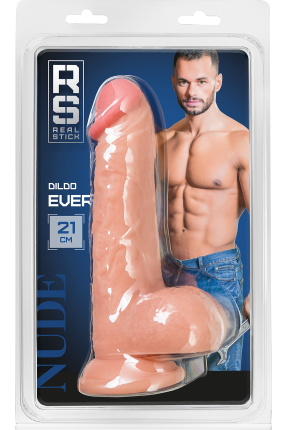 Gerçekçi Yapay Penis, PVC, 21 cm